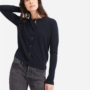 Everlane Cashmere Cardigan - Navy